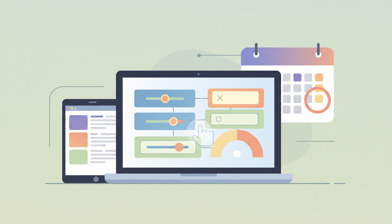 Illustration d'un outil web simple en cours de construction rapide durant un week-end.